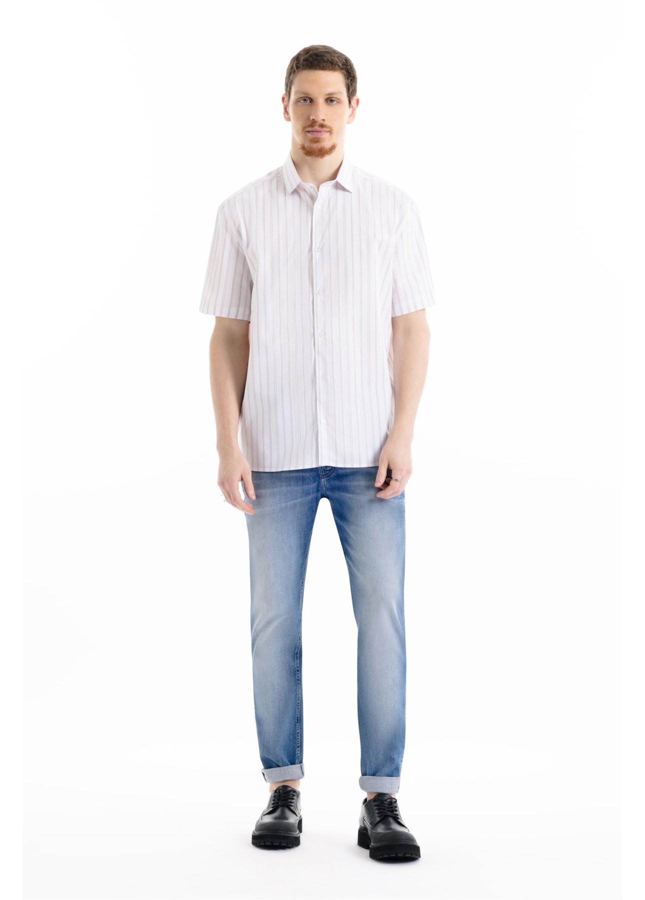 Camisa Tricoline Classic Anatomic Rosê