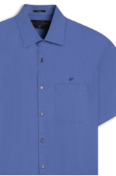 Camisa Tricoline Classic Italian Azul