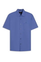 Camisa Tricoline Classic Italian Azul