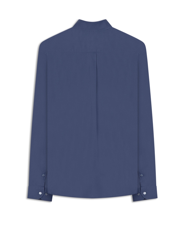 Camisa Tricoline Classic New Italian Azul Jeans