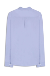 Camisa Tricoline Classic New Italian Azul Seco