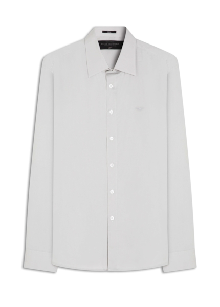 Camisa Tricoline Classic New Italian Cinza