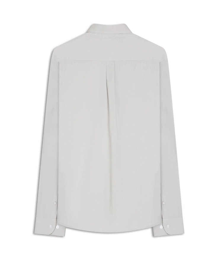 Camisa Tricoline Classic New Italian Cinza