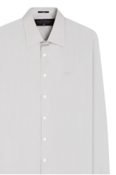 Camisa Tricoline Classic New Italian Cinza
