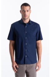 Camisa Tricoline Classic New Italian Dark Navy