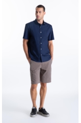 Camisa Tricoline Classic New Italian Dark Navy