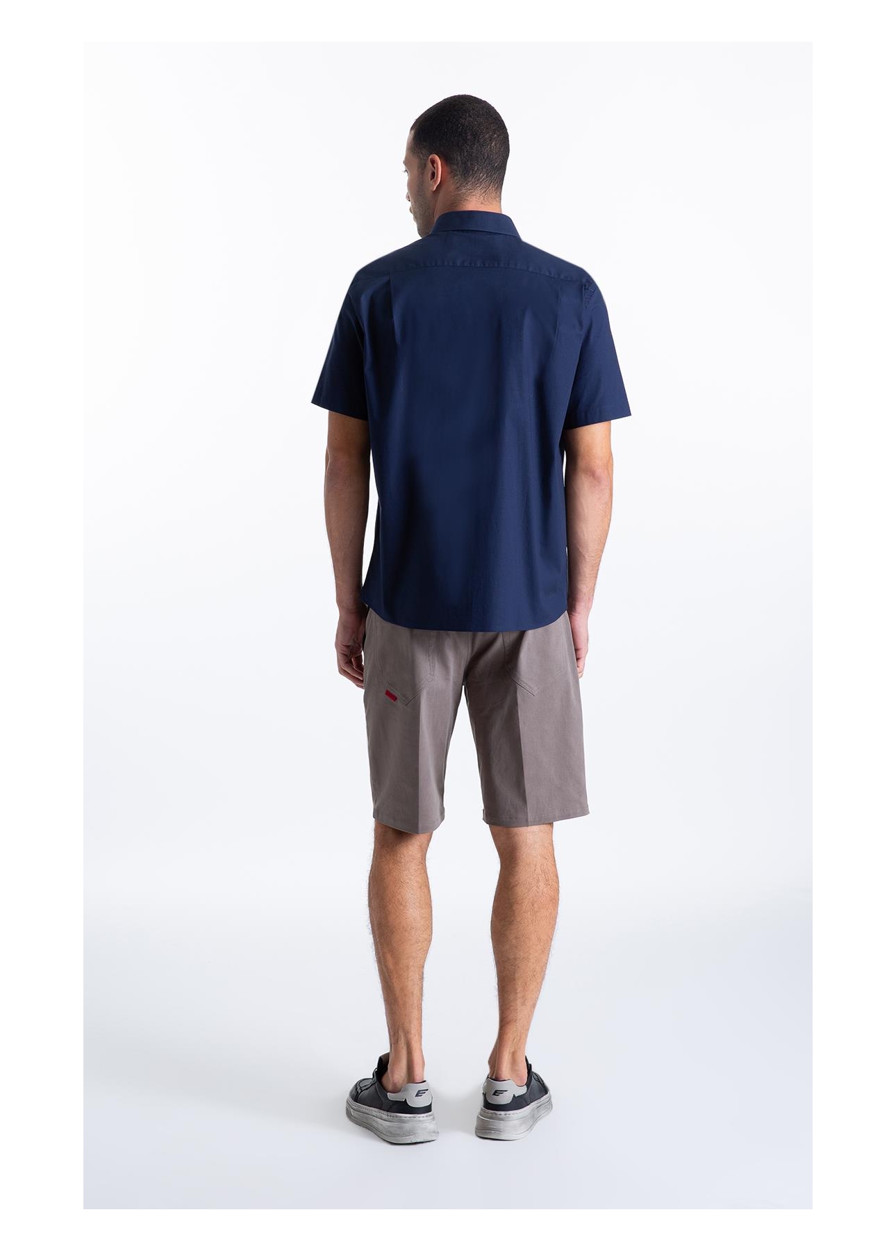 Camisa Tricoline Classic New Italian Dark Navy