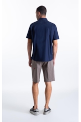 Camisa Tricoline Classic New Italian Dark Navy