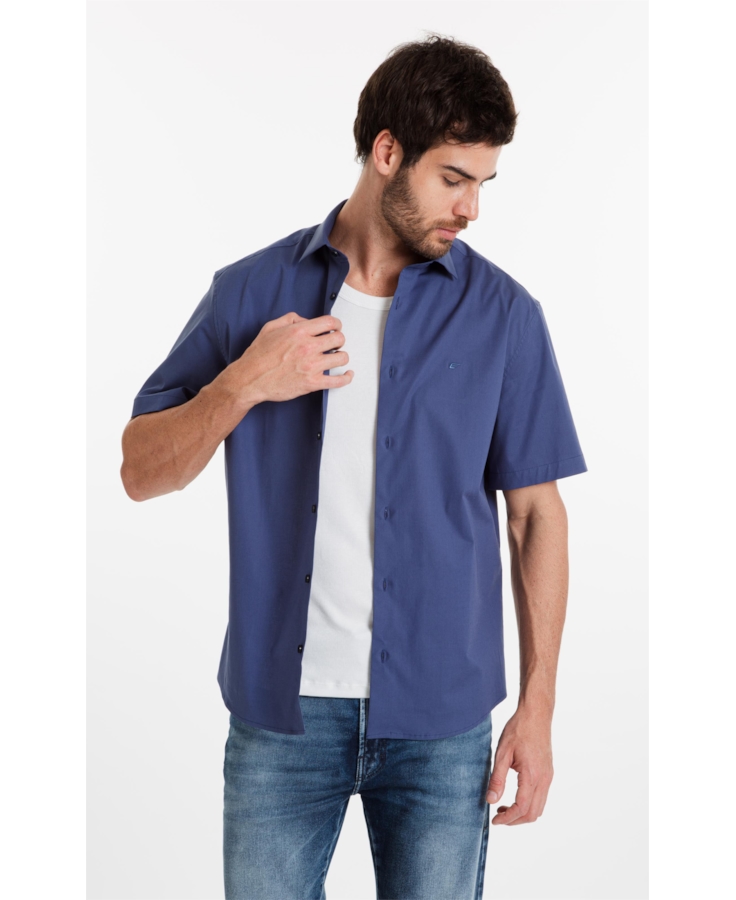 Camisa Tricoline Classic New Italian Hortencia