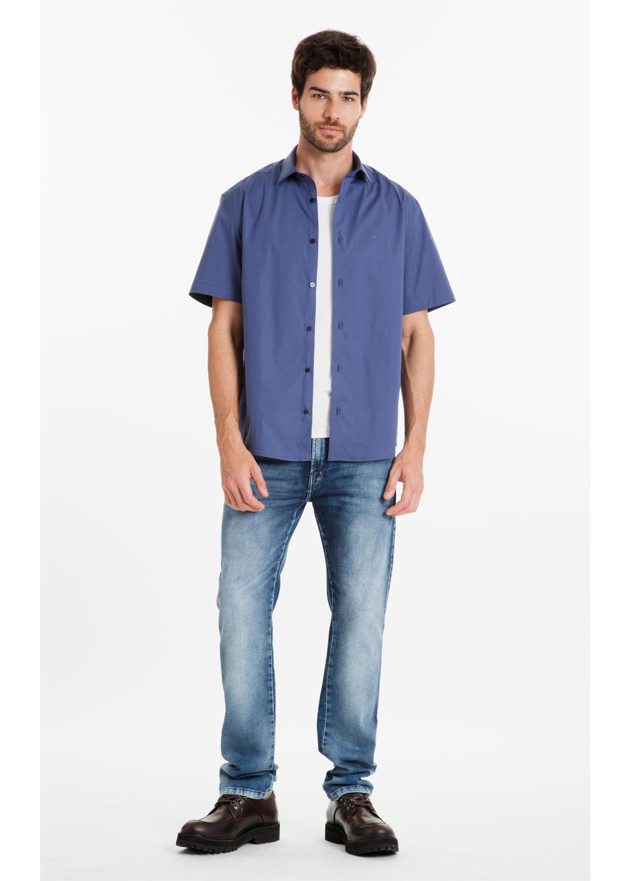 Camisa Tricoline Classic New Italian Hortencia