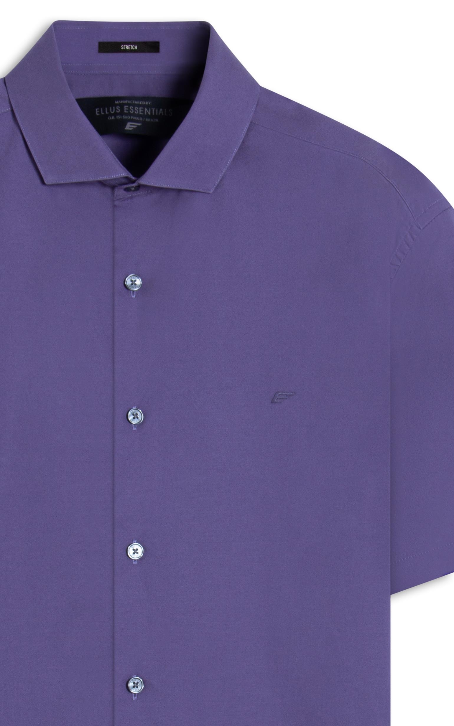 Camisa Tricoline Classic New Italian Lilas
