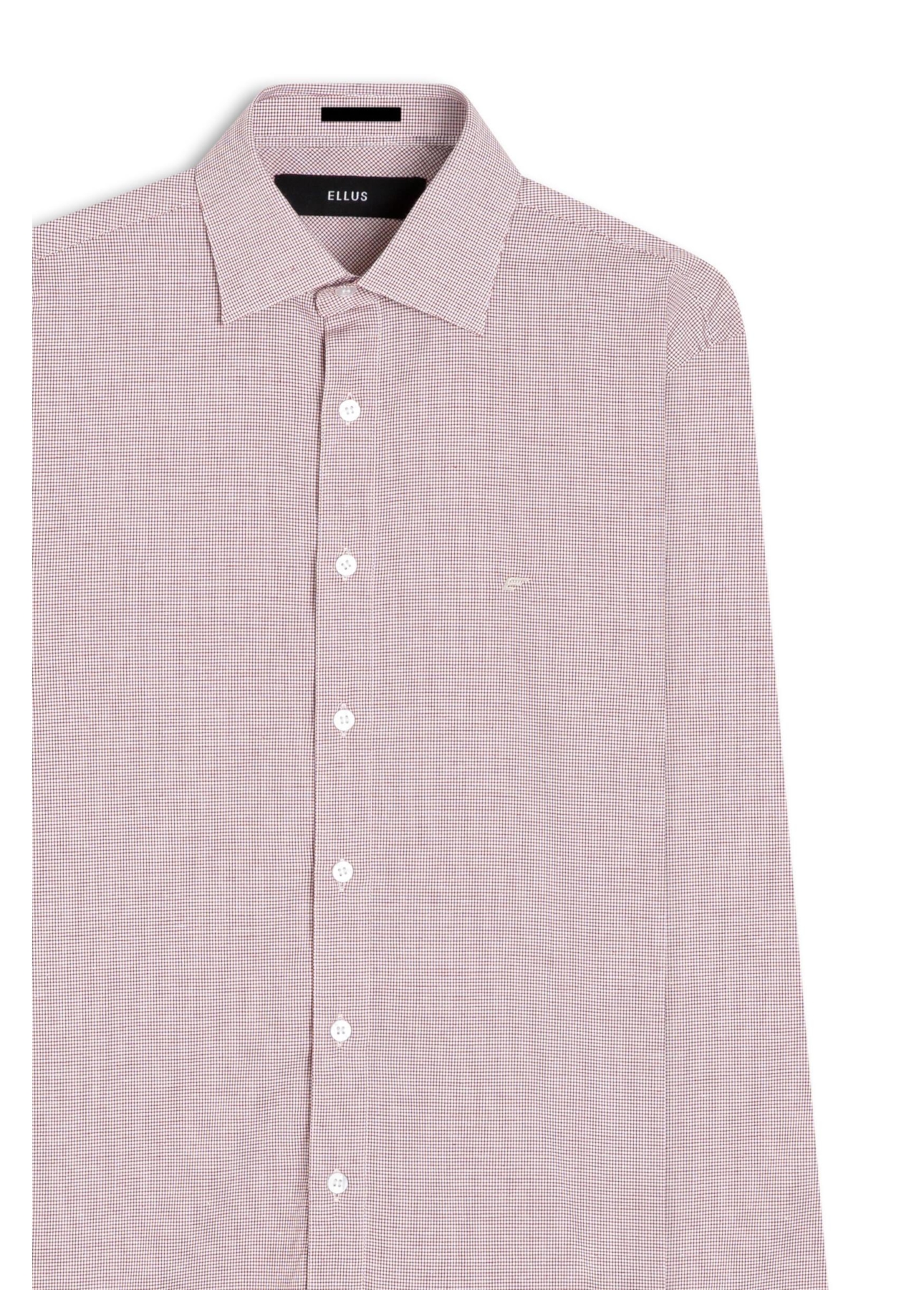 Camisa Tricoline Cold Plaid Slim Bordeaux