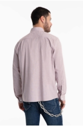 Camisa Tricoline Cold Plaid Slim Bordeaux