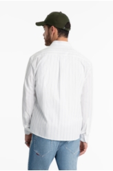 Camisa Tricoline Dunton Slim Italian Azul Claro