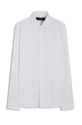 Camisa Tricoline Dunton Slim Italian Azul Claro