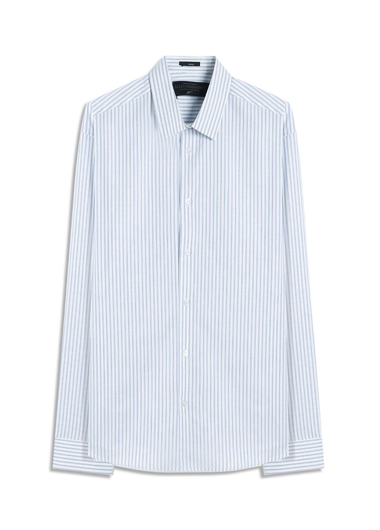 Camisa Tricoline  Foligno Slim Xangai Azul Jeans