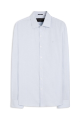 Camisa Tricoline Freeze Slim Italian Azul