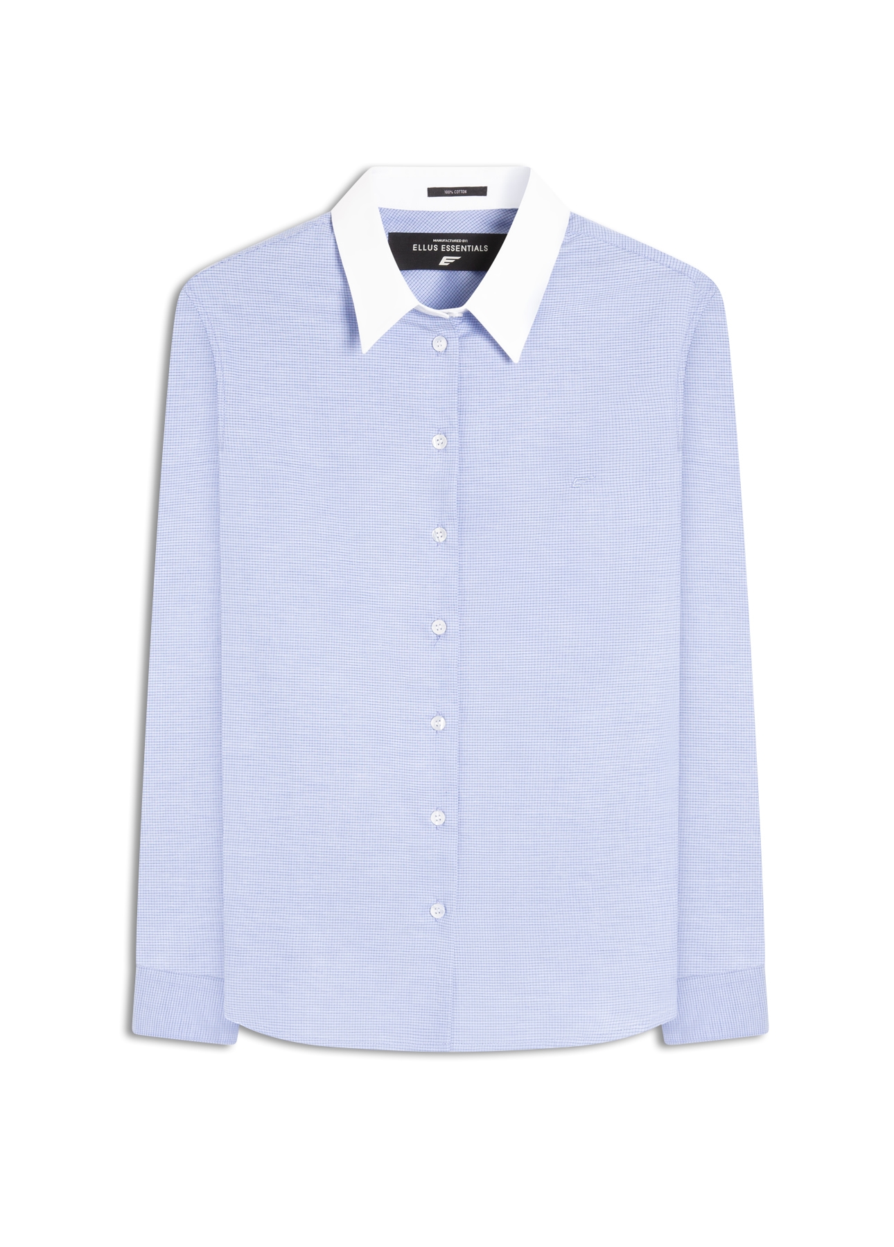 Camisa Tricoline Ft Molise Relaxed Ml Azul Pervante