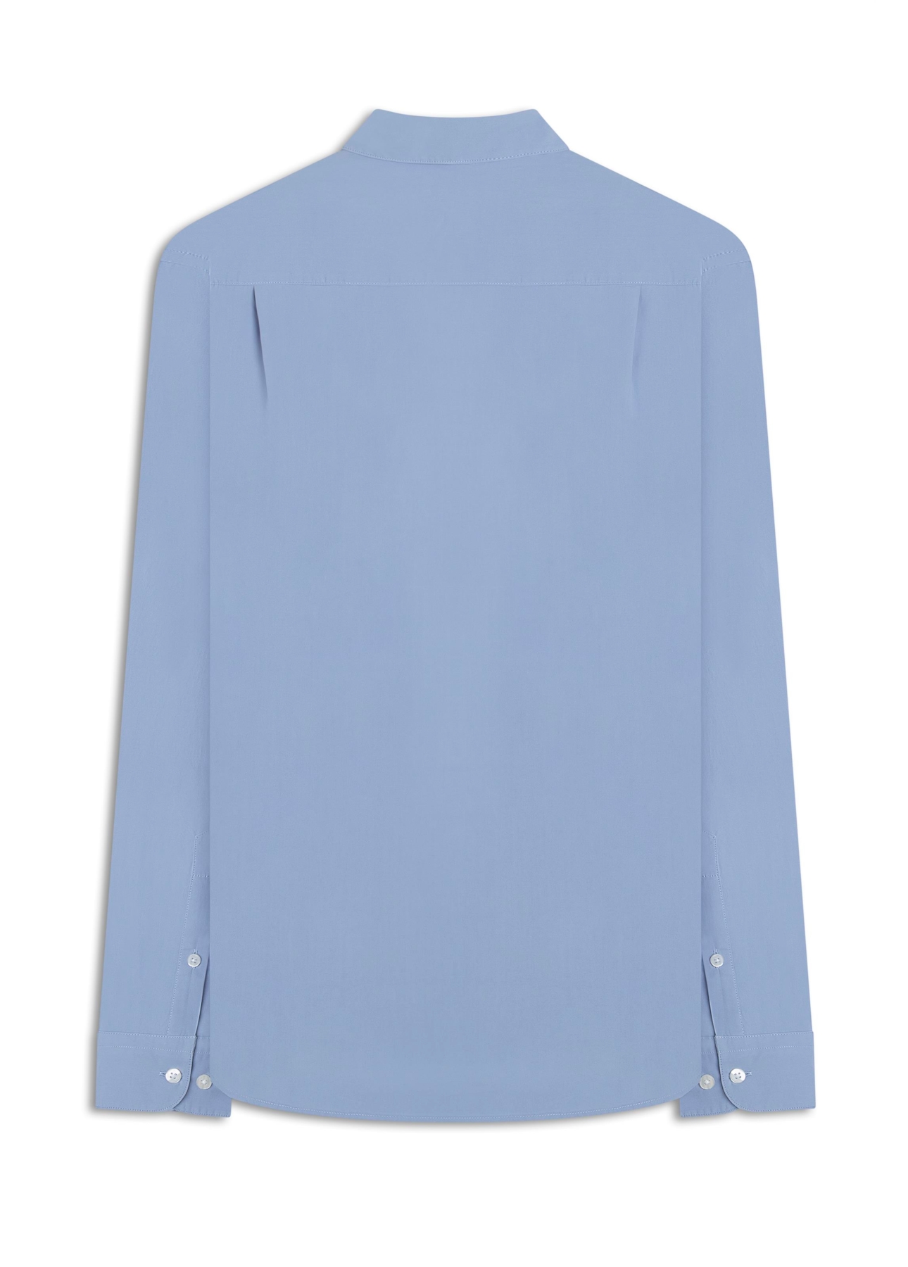 Camisa Tricoline Garment Dye Azul Chofer