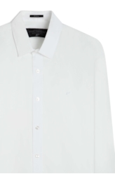Camisa Tricoline Garment Dye Branco