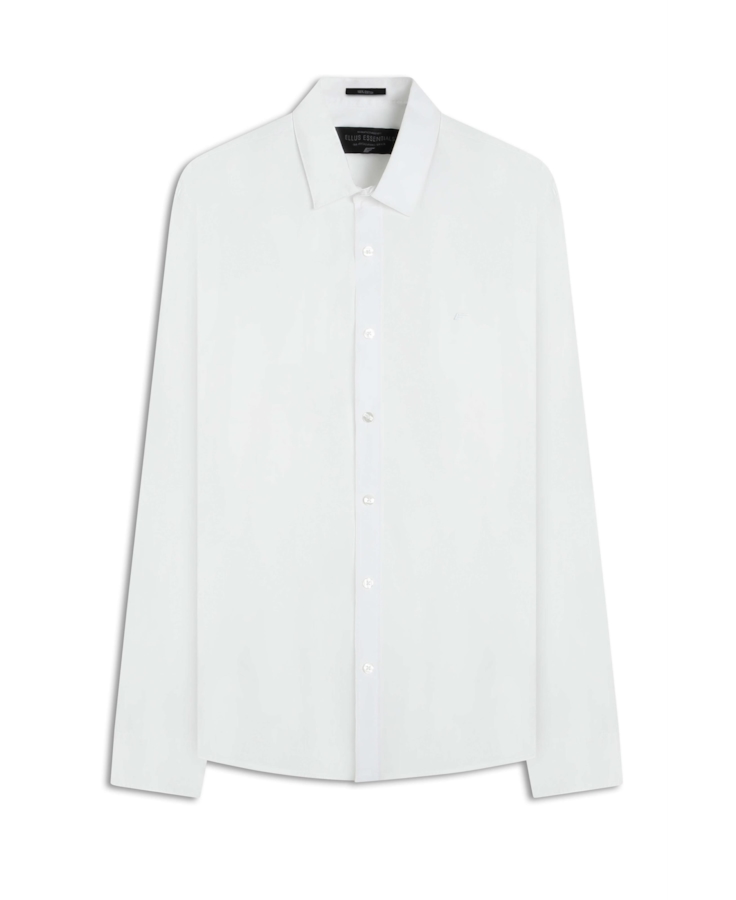 Camisa Tricoline Garment Dye Branco