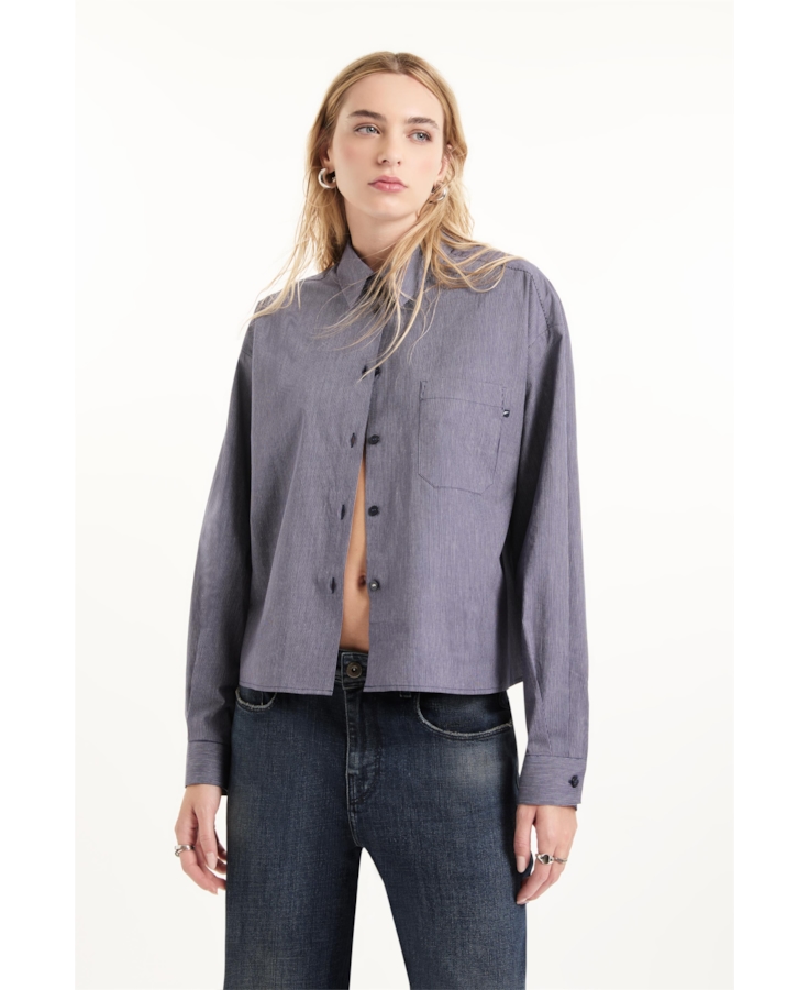Camisa Tricoline Greenland Marinho
