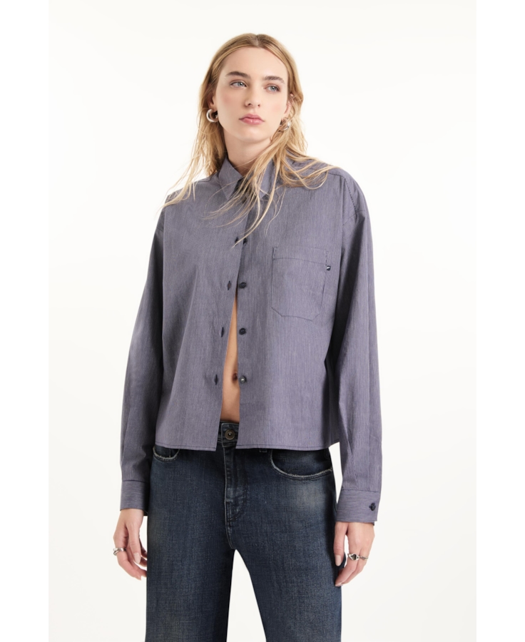 Camisa Tricoline Greenland Marinho