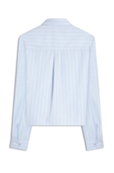 Camisa Tricoline Island Box Azul Claro