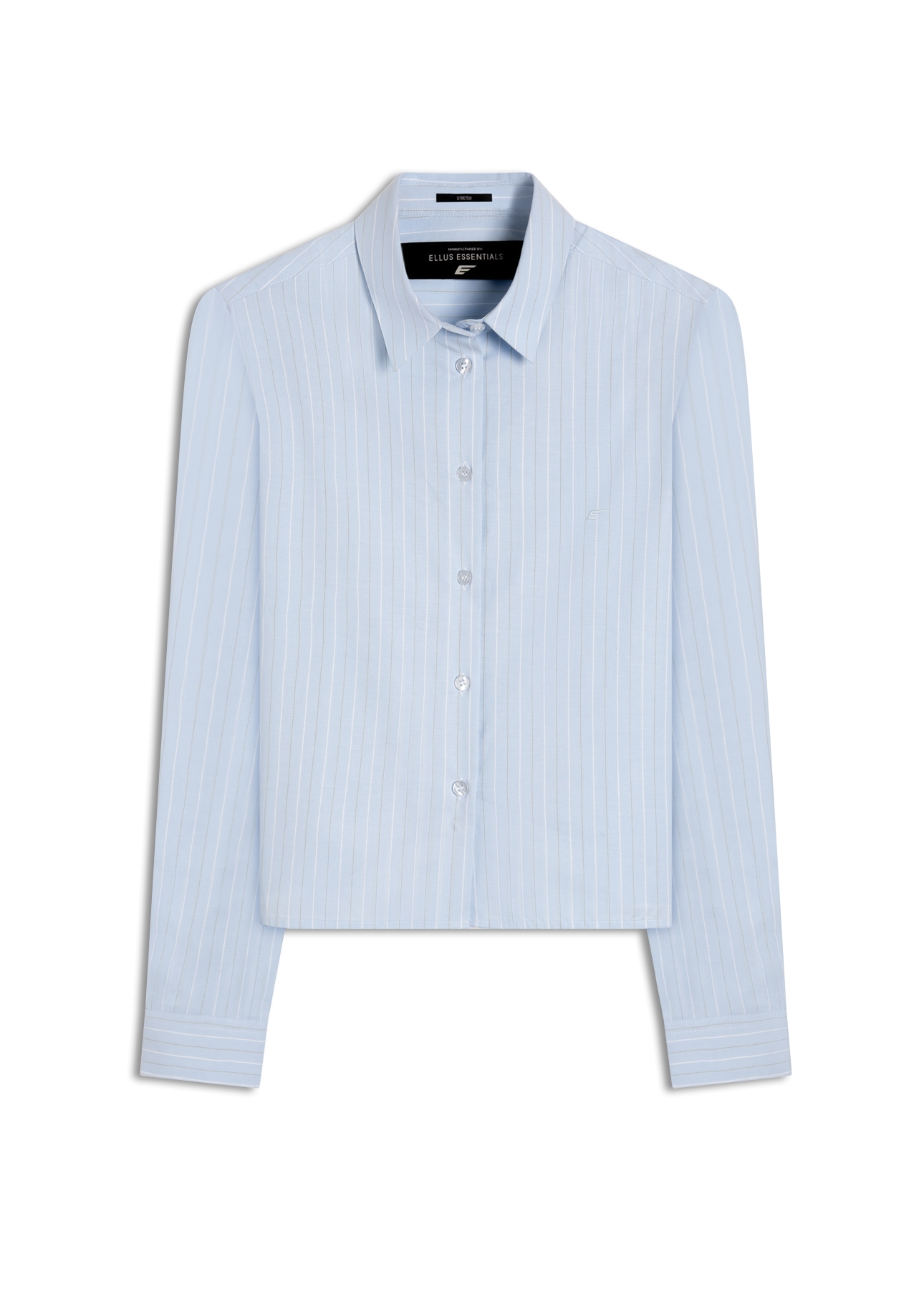 Camisa Tricoline Island Box Azul Claro