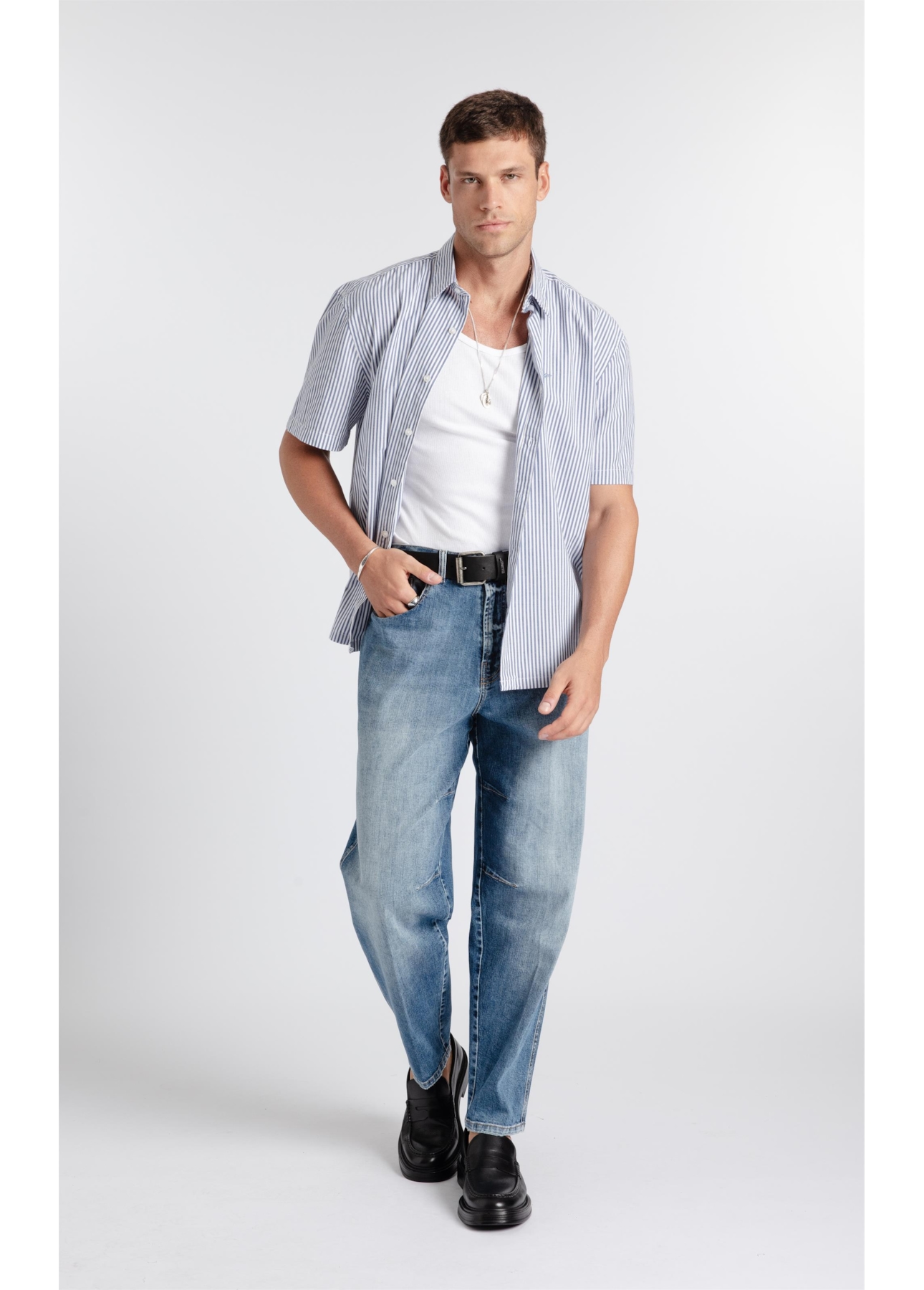 Camisa Tricoline Kilgore Azul Bic