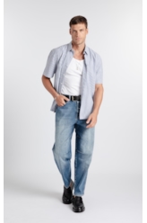 Camisa Tricoline Kilgore Azul Bic