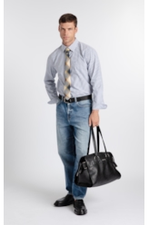 Camisa Tricoline Kilgore Slim Shangai Azul Bic