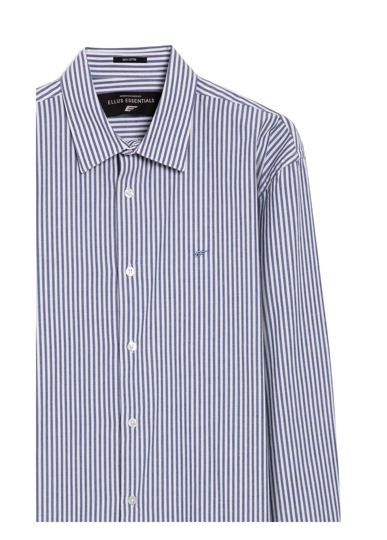 Camisa Tricoline Kilgore Slim Shangai Azul Bic