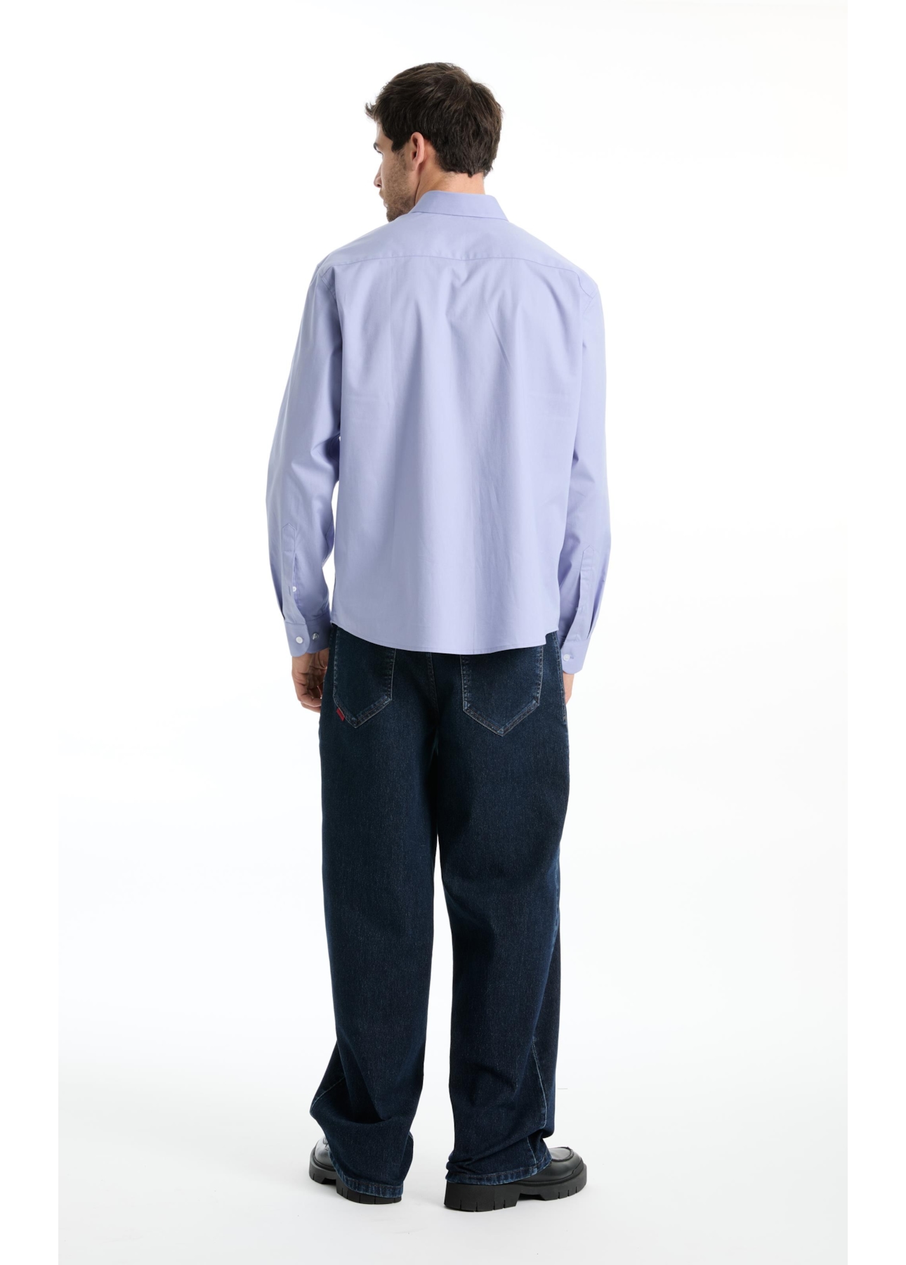 Camisa Tricoline Lil a Lil Classic Azul Bic