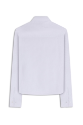 Camisa Tricoline Ly Cannes Classic Cropped Xang Branco