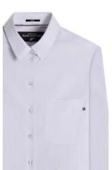 Camisa Tricoline Ly Cannes Classic Cropped Xang Branco