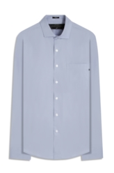 Camisa Tricoline Ly Classic New Italian Azul Bic