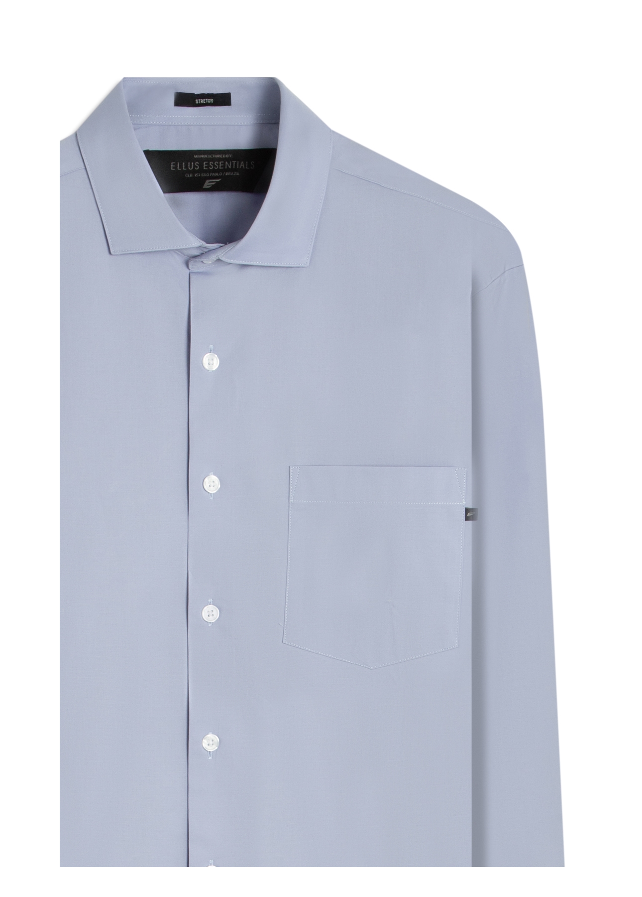 Camisa Tricoline Ly Classic New Italian Azul Bic