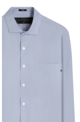 Camisa Tricoline Ly Classic New Italian Azul Bic