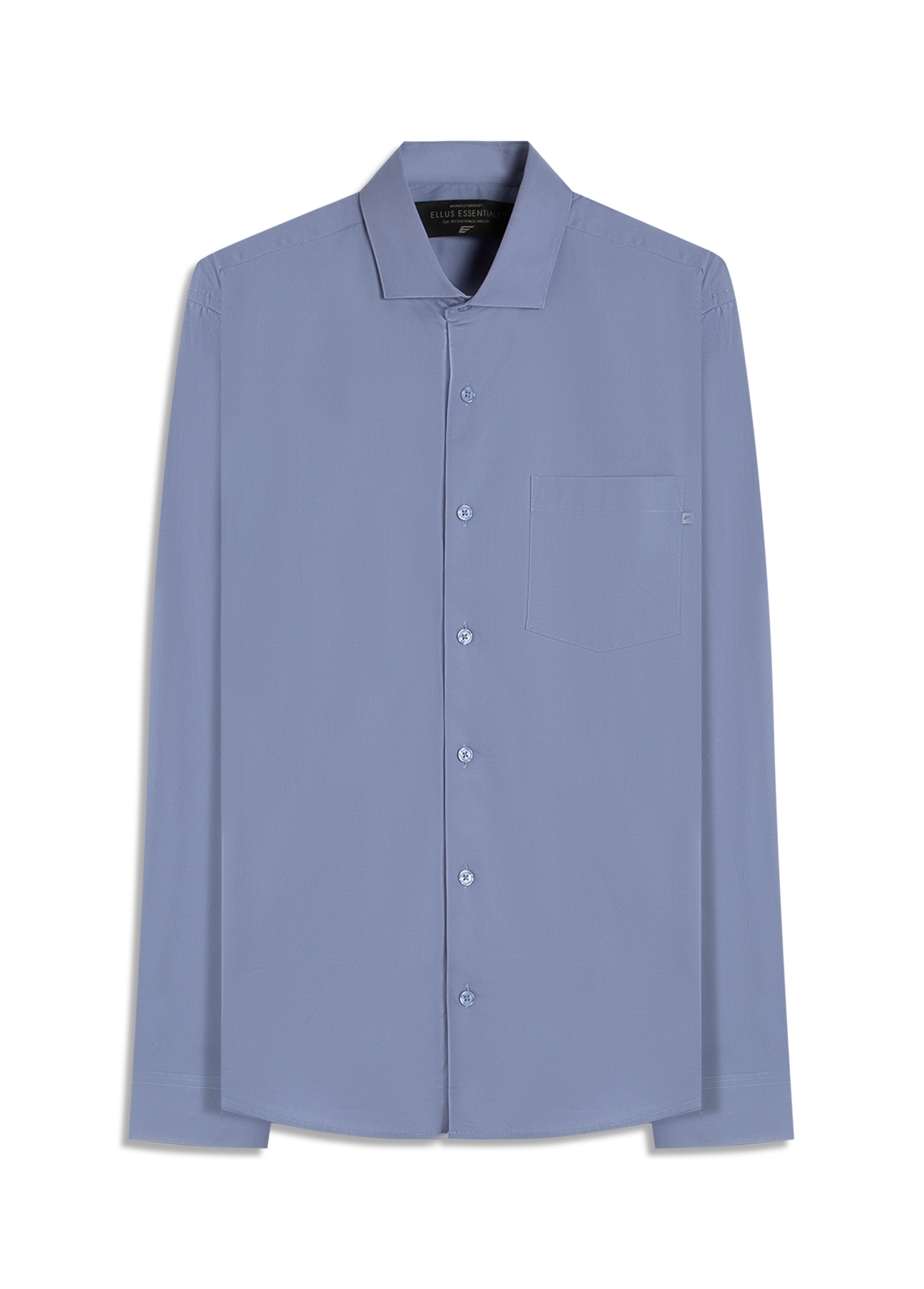 Camisa Tricoline Ly Classic New Italian Azul Pervante