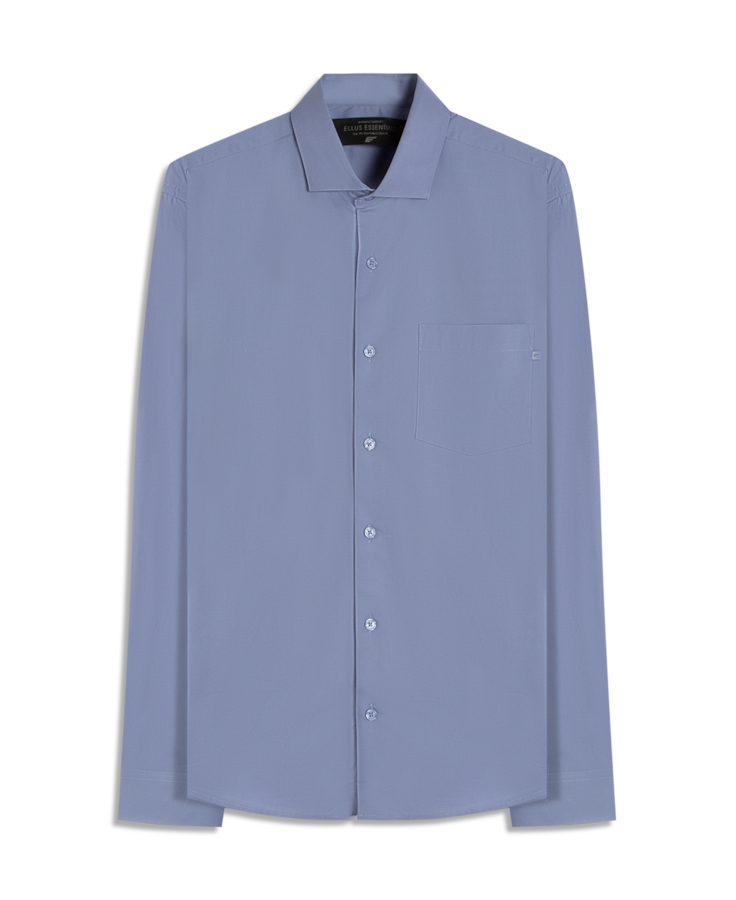 Camisa Tricoline Ly Classic New Italian Azul Pervante