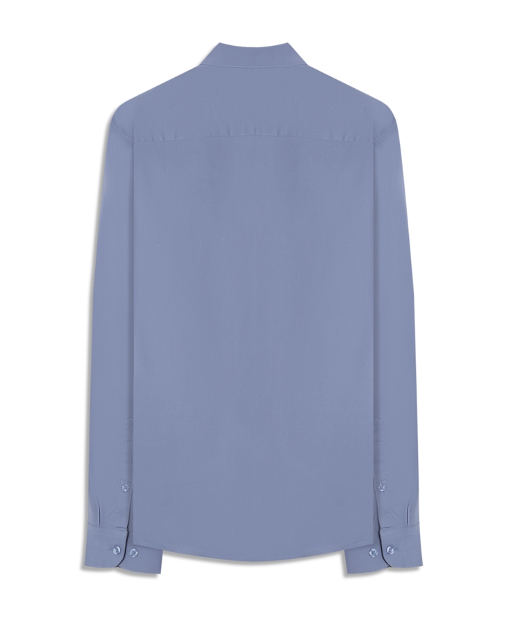 Camisa Tricoline Ly Classic New Italian Azul Pervante