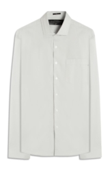 Camisa Tricoline Ly Classic New Italian Cinza Claro