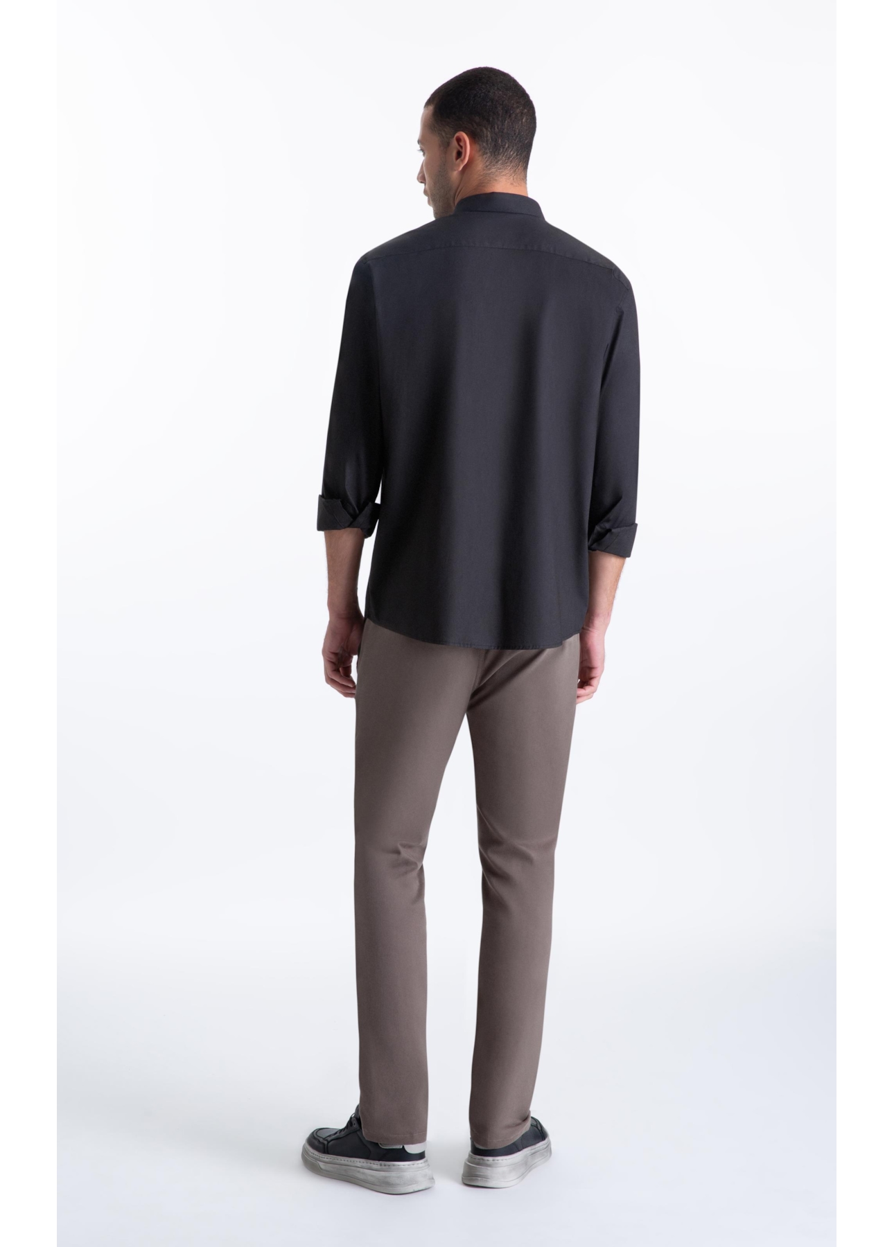 Camisa Tricoline Ly Classic New Italian Plumbo