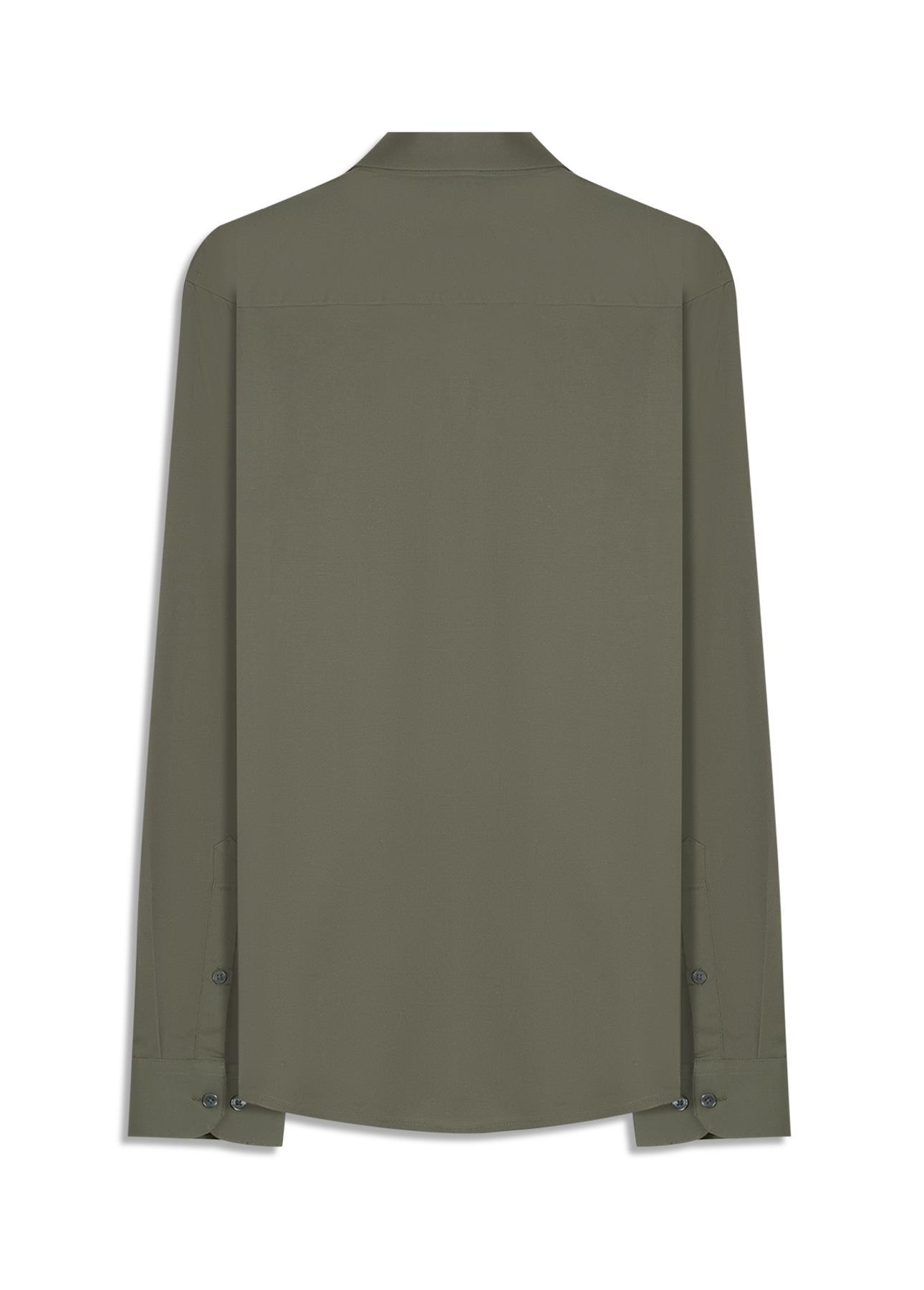 Camisa Tricoline Ly Classic New Italian Verde Army