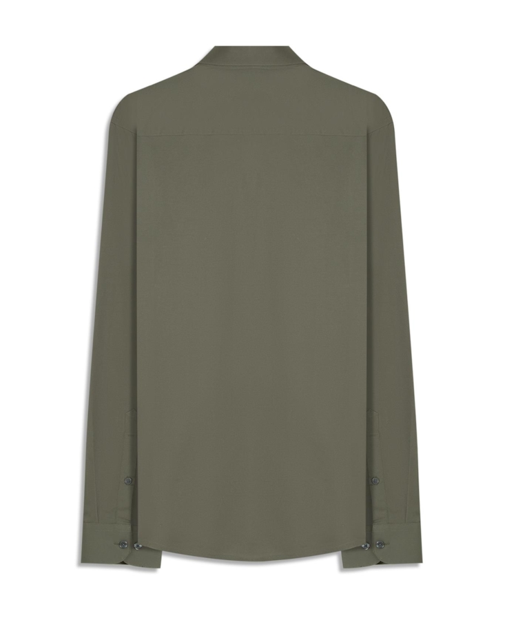 Camisa Tricoline Ly Classic New Italian Verde Army