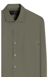 Camisa Tricoline Ly Classic New Italian Verde Army