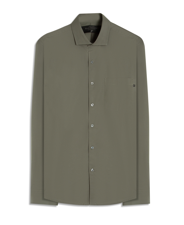 Camisa Tricoline Ly Classic New Italian Verde Army