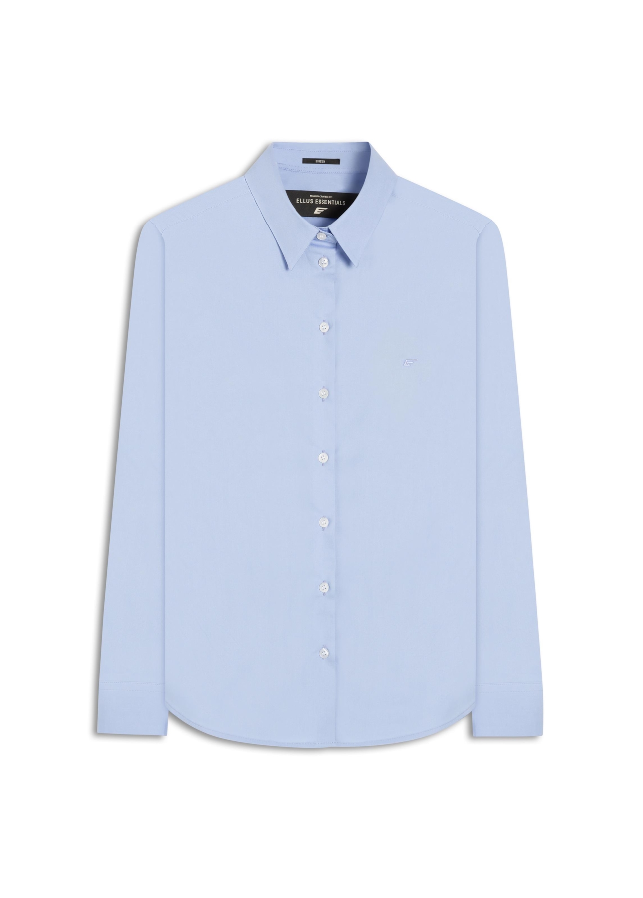 Camisa Tricoline Ly Classic Xangai Fusioned Azul Chofer