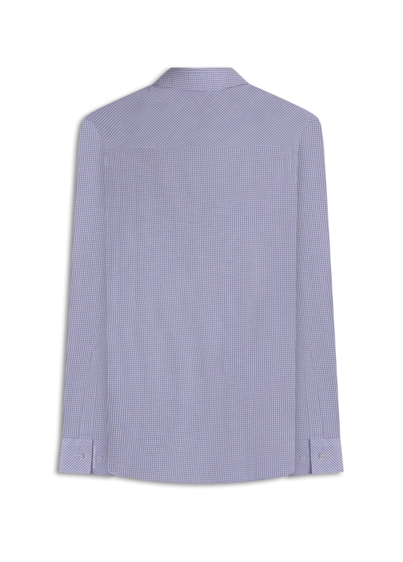 Camisa Tricoline Ly Monza Classic Xangai Fusion Azul Claro Mescla
